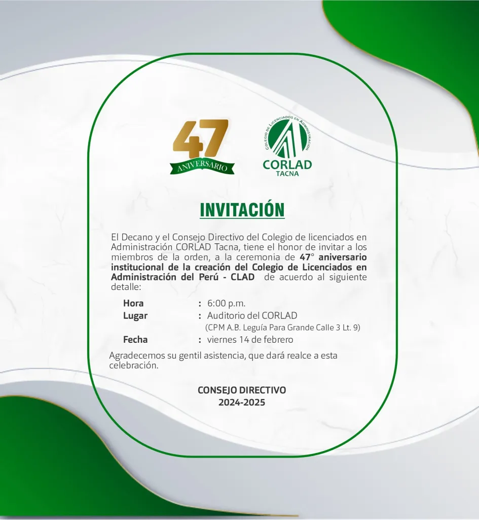INVITACIÓN POR ANIVERSARIO
